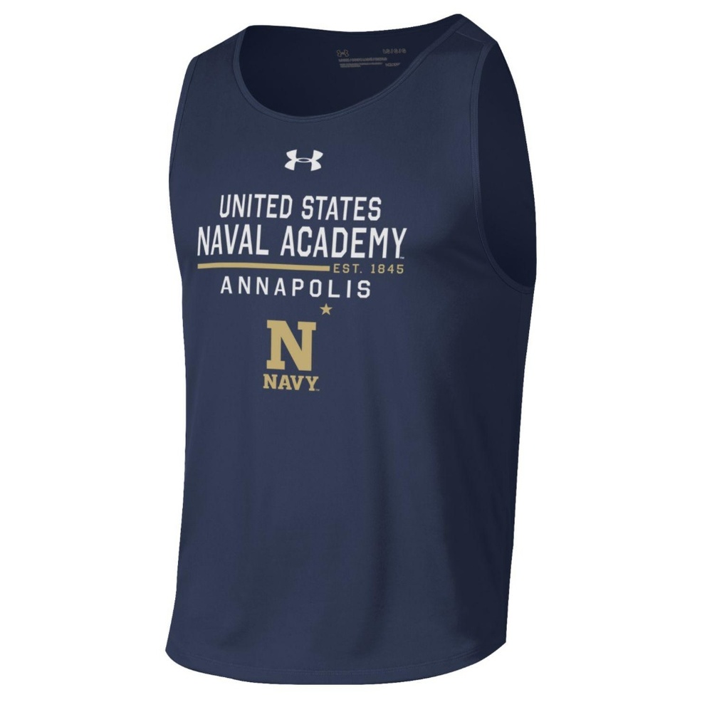 US Naval Academy Mens Athletic Tank Top